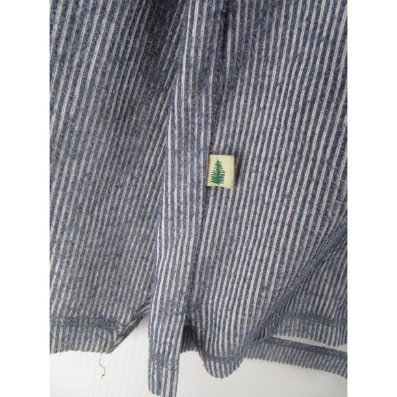 VINTAGE Fieldmaster Shirt XL Pullover Henley Striped Heavy Outdoor Work - Picture 8 of 10